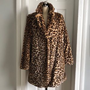 Faux Fur Leopard Jacket